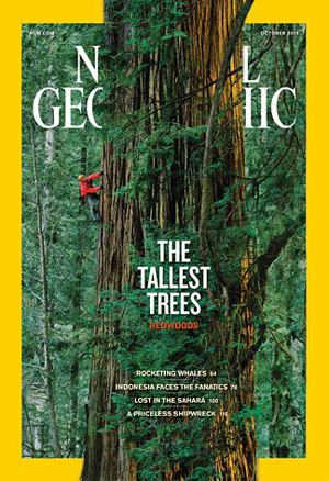 National Geographic October 2009 magazine back issue National Geographic magizine back copy National Geographic October 2009 Nat Geo Magazine Back Issue Published by the National Geographic Society. The Tallest Trees Redwoods.