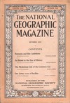 National Geographic October 1913 magazine back issue cover image
