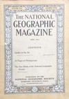 National Geographic April 1914 magazine back issue cover image