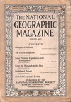 National Geographic January 1915 magazine back issue cover image