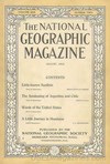 National Geographic August 1916 magazine back issue cover image