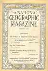 National Geographic January 1917 magazine back issue cover image