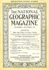 National Geographic November 1917 magazine back issue cover image