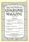 National Geographic March 1918 magazine back issue