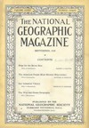 National Geographic September 1918 magazine back issue cover image