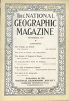 National Geographic November 1918 magazine back issue cover image