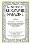 National Geographic December 1918 magazine back issue
