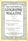 National Geographic February 1919 magazine back issue