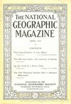 National Geographic April 1919 magazine back issue