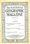 National Geographic January 1920 magazine back issue cover image