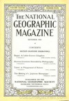 National Geographic October 1920 magazine back issue cover image