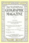 National Geographic May 1921 magazine back issue cover image
