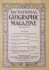 National Geographic November 1921 magazine back issue
