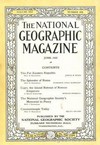 National Geographic June 1922 magazine back issue cover image