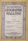 National Geographic July 1922 magazine back issue cover image