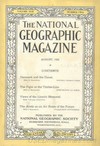 National Geographic August 1922 magazine back issue