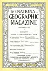 National Geographic September 1922 magazine back issue cover image