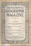 National Geographic November 1922 magazine back issue cover image