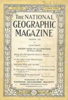 National Geographic March 1923 magazine back issue cover image