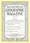 National Geographic April 1923 magazine back issue cover image