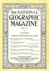 National Geographic June 1923 magazine back issue cover image