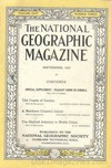 National Geographic September 1923 magazine back issue