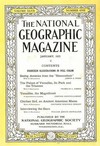 National Geographic January 1925 magazine back issue cover image
