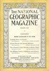 National Geographic March 1925 magazine back issue cover image