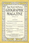 National Geographic January 1926 magazine back issue cover image