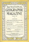 National Geographic March 1926 magazine back issue cover image