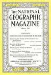 National Geographic April 1926 magazine back issue cover image