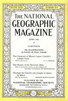 National Geographic June 1926 magazine back issue cover image