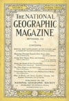 National Geographic September 1926 magazine back issue cover image