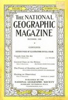 National Geographic October 1926 magazine back issue cover image