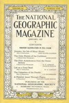 National Geographic January 1927 magazine back issue