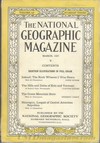 National Geographic March 1927 magazine back issue