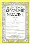 National Geographic May 1927 magazine back issue cover image