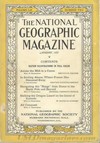 National Geographic August 1927 magazine back issue cover image