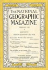 National Geographic February 1928 magazine back issue cover image