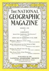 National Geographic March 1928 magazine back issue cover image