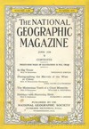 National Geographic June 1928 magazine back issue