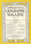 National Geographic January 1929 magazine back issue cover image