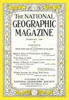 National Geographic February 1929 magazine back issue cover image