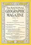 National Geographic March 1929 magazine back issue cover image