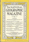 National Geographic October 1929 magazine back issue cover image
