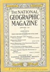 National Geographic January 1931 magazine back issue cover image