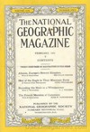 National Geographic February 1931 magazine back issue cover image