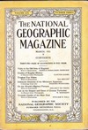 National Geographic March 1931 magazine back issue