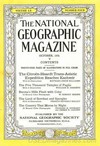 National Geographic October 1931 magazine back issue cover image