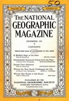 National Geographic December 1931 magazine back issue cover image